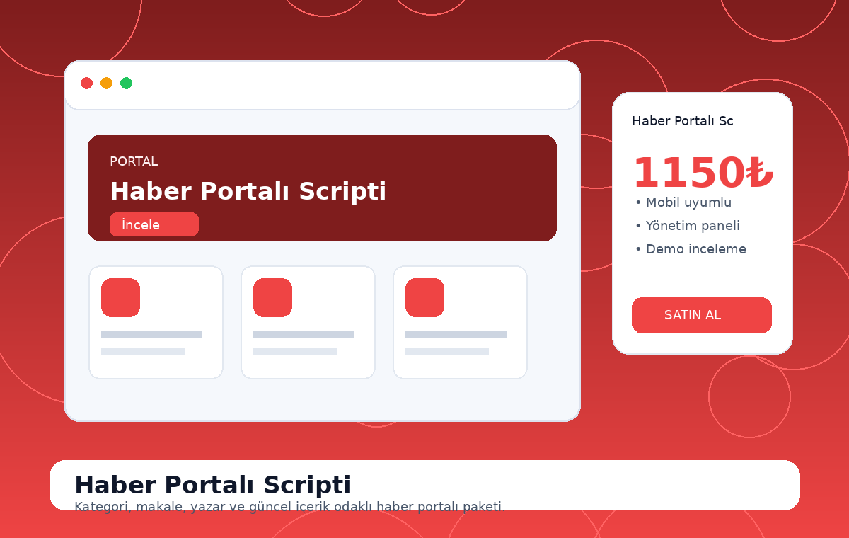 Haber Portalı Scripti